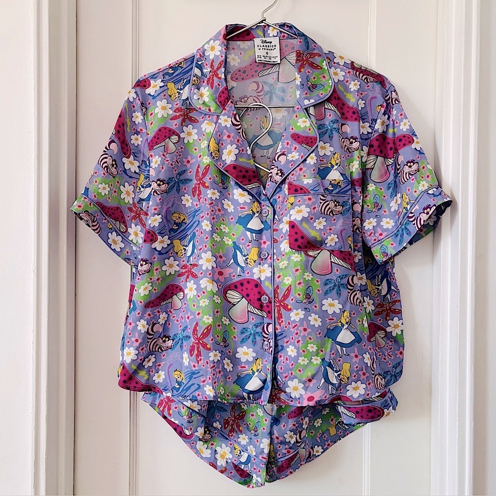 Disney Classics at Primark Alice in Wonderland Summer Violet Pajamas Set